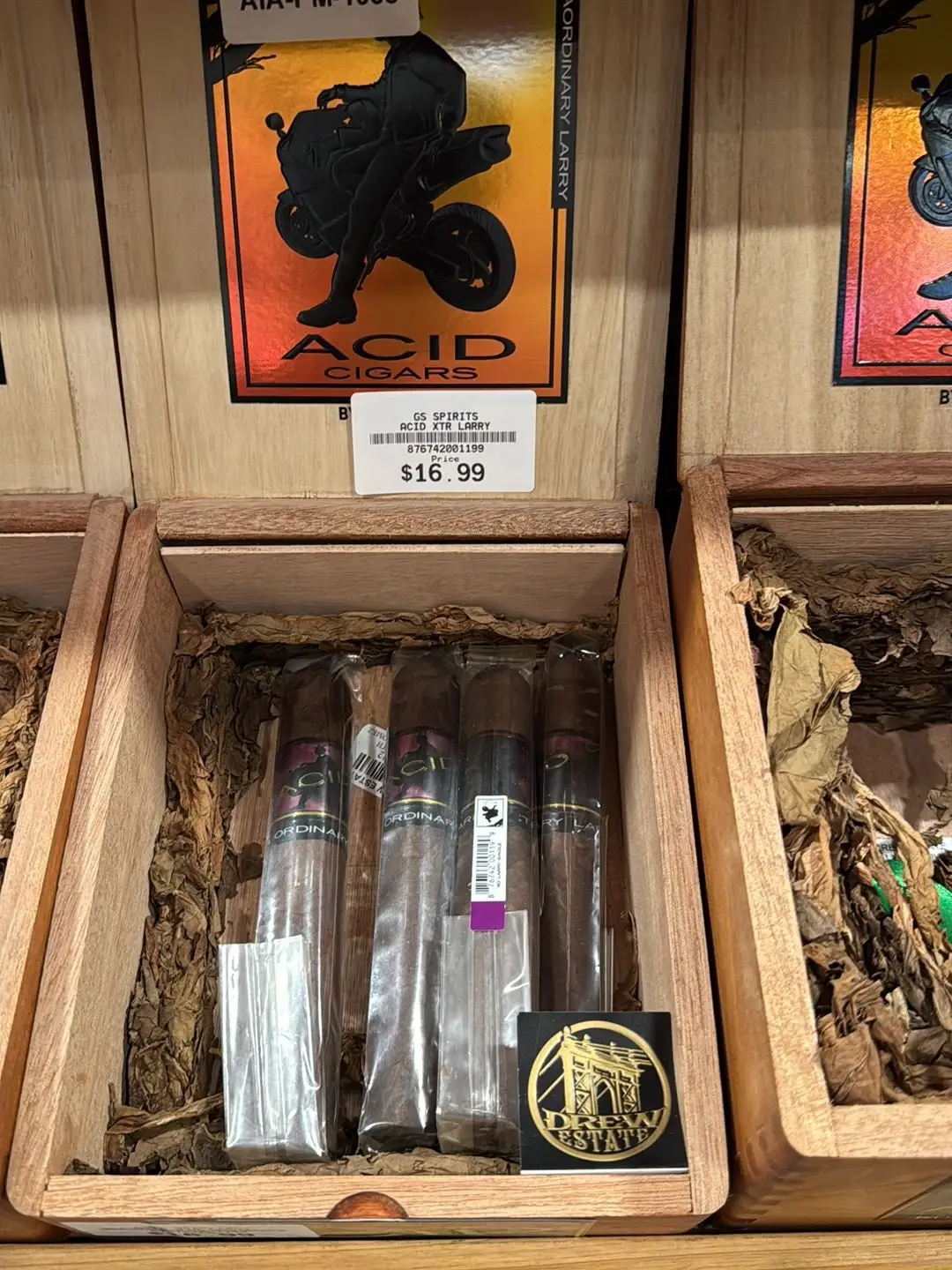 ACID Cigars by Drew Estate at GS Spirits cigar room in Eastlake Ohio