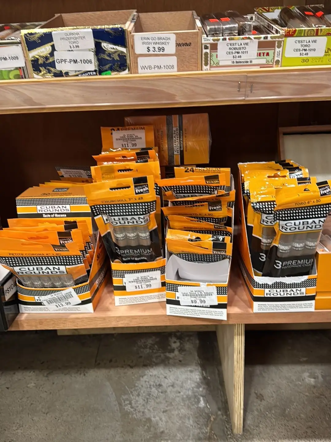 Cuban Rounds premium cigar pouches at GS Spirits in Eastlake Ohio