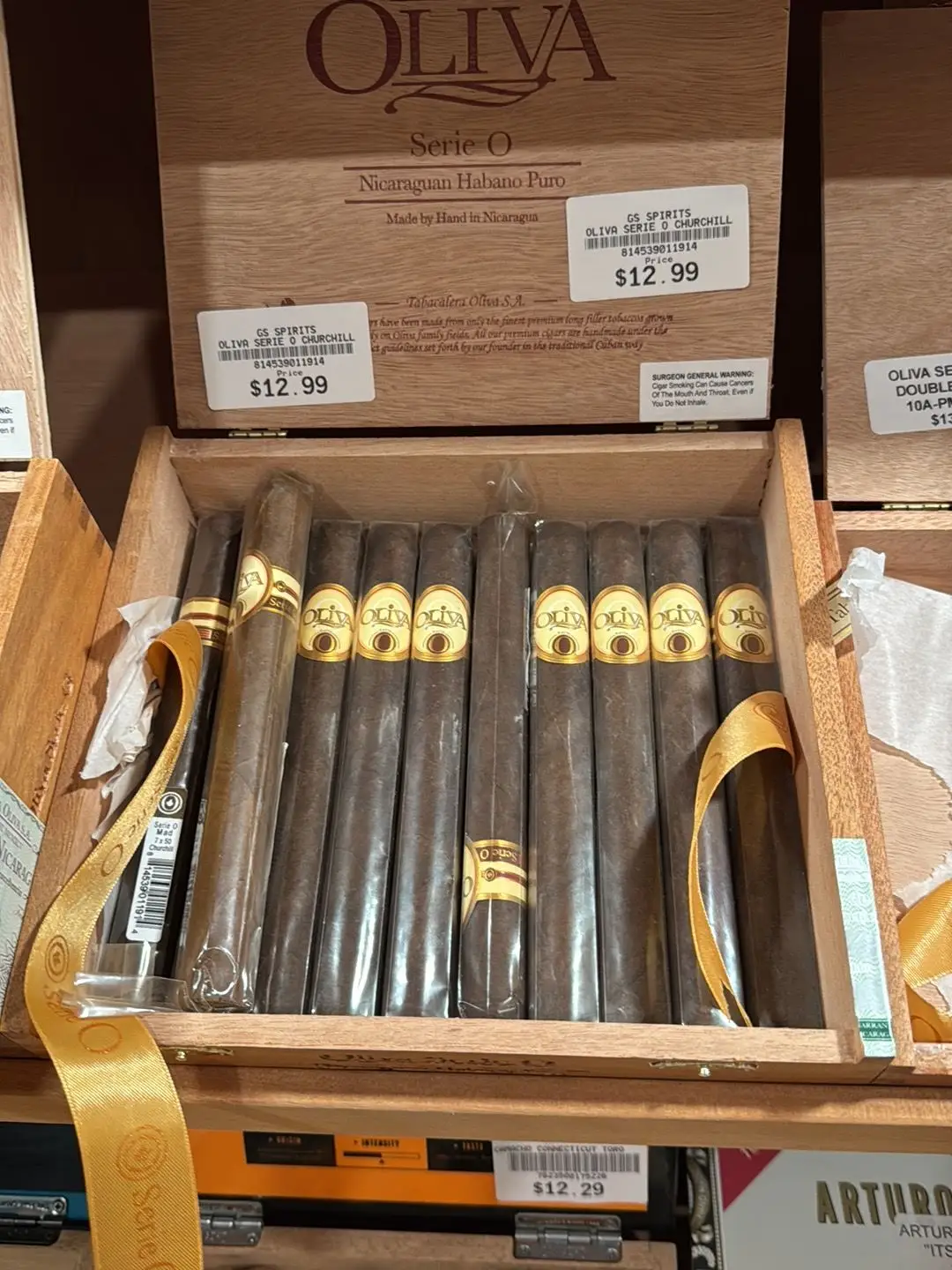 Oliva Serie O Churchill Nicaraguan cigars at GS Spirits in Eastlake Ohio